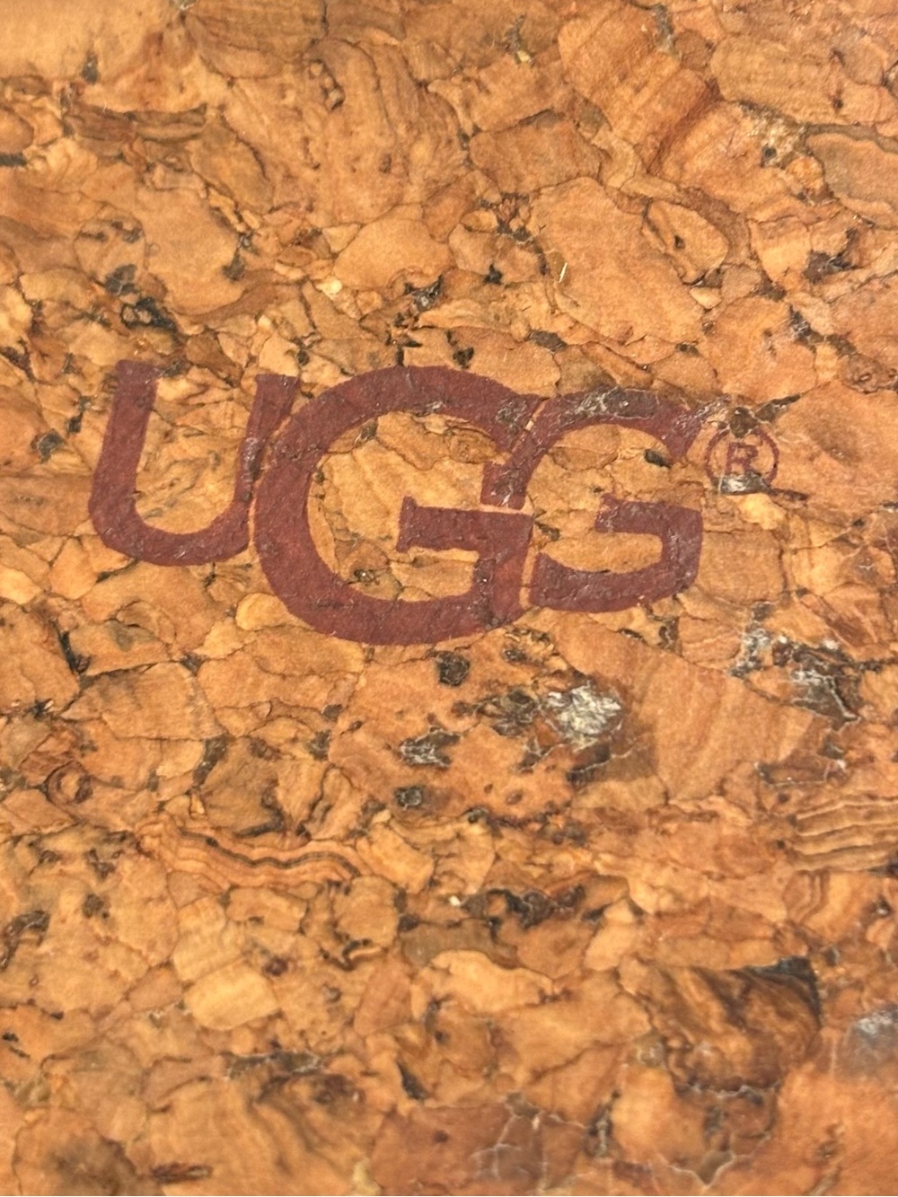 UGG Women's Tan Cork Thong Sandals with Medallion Detail - Picture 7 of 10
